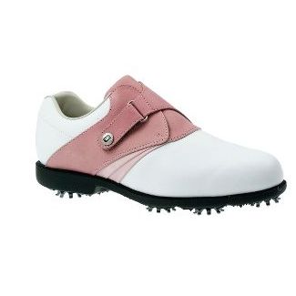 Footjoy WOMENS AQL GOLF SHOES (WHITE/PINK) 8