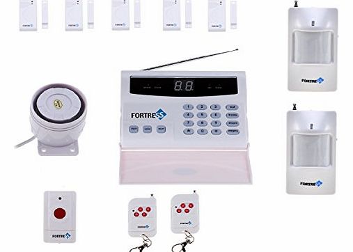 Fortress Security Store (TM) S02-A Wireless Home Security Alarm System DIY Kit with Auto Dial