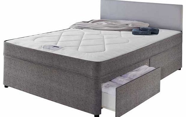 Truro Zoned Double 2 Drw Divan Bed