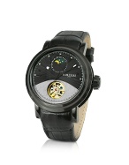 Apollo - Men` Black Dial Automatic Mechanical Dress Watch