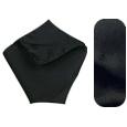 Forzieri Black Silk Pocket Square