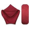 Forzieri Cranberry Silk Pocket Square