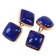 Forzieri Exclusives Vintage Style Lapis Lazuli Cufflinks