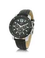 Forzieri Men` Stainless Steel Chronograph Watch