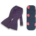 Forzieri Small Polkadot Self-tie Silk Bowtie