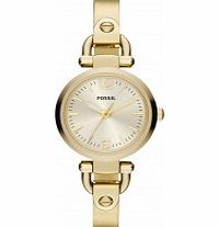 Fossil Ladies Georgia Mini Gold Steel Watch