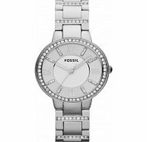 Fossil Ladies Virginia Silver Steel Watch