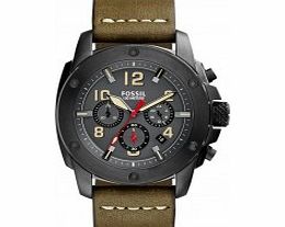 Fossil Mens Modern Machine Chronograph Olive Watch