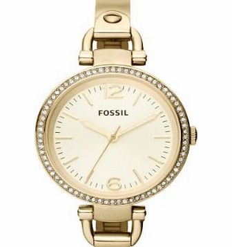 Fossil Womens Quartz Watch Georgia ES3227 with Metal Strap