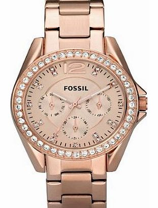 Fossil Womens Quartz Watch Ladies Dress ES2811 with Metal Strap