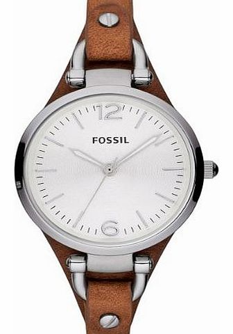 Fossil Womens Quartz Watch Ladies Dress ES3060 with Leather Strap