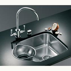 Franke BBX160DP Beach Undermount Sink and Olympus Tap