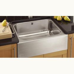 Franke BFX710DP Belfast Single Bowl Sink with Bridge Tap