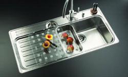 Franke LAX614RHD Largo Range Single Sink with Right Hand Drainer