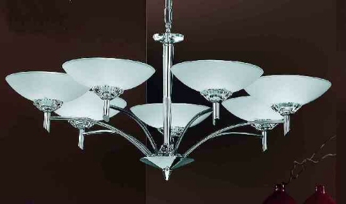 Franklite Fizz chrome finished ceiling light