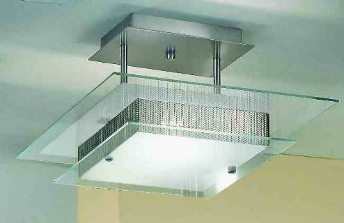 Franklite Pandora satin nickel Ceiling light