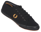 Vintage Tennis Black/Gold Canvas