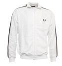 White Full Zip Tracksuit Top