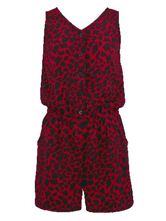 Freespirit Girls Button Through Playsuit