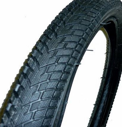 Freestyle BMX FREESTYLE 20`` BIKE TYRE, SLICK TREAD IN BLACK