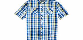 3-7yrs blue pure cotton shirt