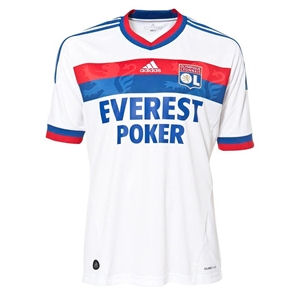 French teams Adidas 2011-12 Olympique Lyon Adidas Home Football Shirt