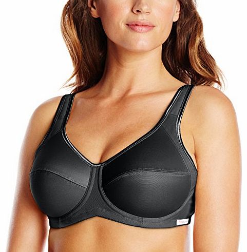 Active Underwired AA4002 sports bra (36F, Black)