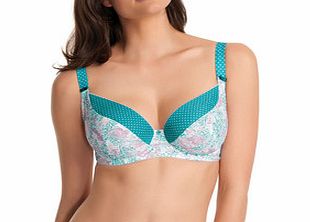 Secret Garden green balcony bra