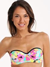 Freya, 1295[^]252382 Tribal Trax Underwired Padded Mid Line Bandeau