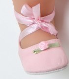 DOLLS BALLET SHOES LARGE SIZE 8.2 CMS X 4.2 CMS