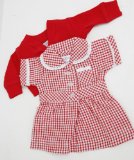 MEDIUM DOLLS SUMMER UNIFORM RED 18-20 INS DOLLS AND BEARS