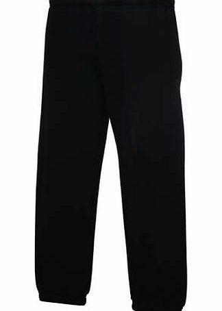 Fruit of the Loom Kids Jog Pants in Black Age 12-13 (SS15B)