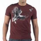 Mens Masan T-Shirt Maroon