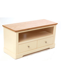 Clearance - Malibu Oak and Cream TV Unit