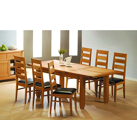 Rhode Oak Extending Dining Set