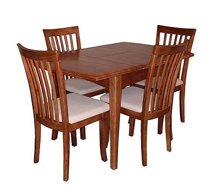 Sierra Small Extending Maple Dining Set