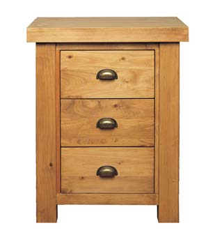 Furniture123 Adara 3 Drawer Bedside Chest