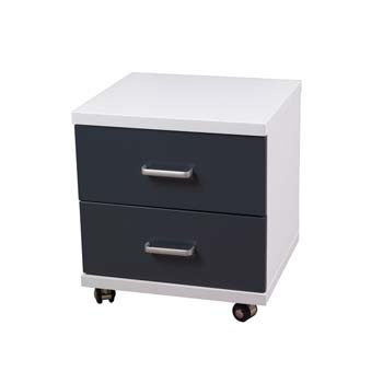 Furniture123 Alix Teens 2 Drawer Bedside Table