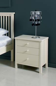 Furniture123 Atlanta Pearl Oak Bedside Table - FREE NEXT DAY