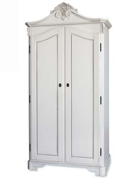 Beau White Double Wardrobe