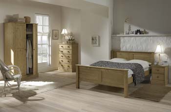 Bourne Bedroom Set with Full Length Wardrobe