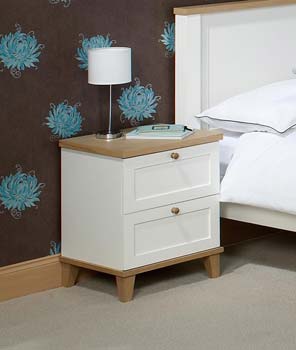 Furniture123 Bowen 2 Drawer Bedside Chest