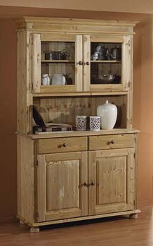 Furniture123 Canaria 2 Door Dresser with Display Shelf