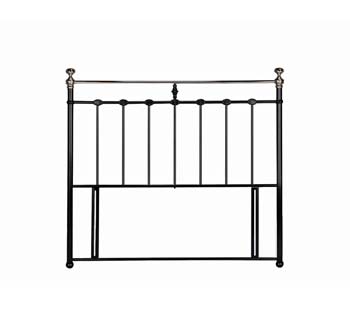 Carina Metal Headboard in Black - FREE NEXT DAY