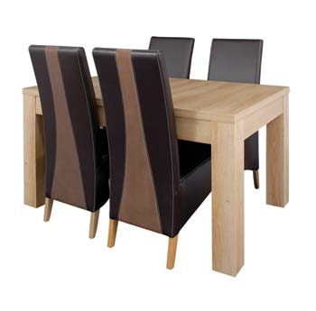 Furniture123 Caxton Furniture Chippenham Extending Dining Set