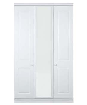 Furniture123 Caxton Furniture Hinton Mirrored Triple Wardrobe