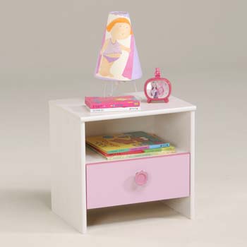 Charli Kids 1 Drawer Bedside Table - SPECIAL