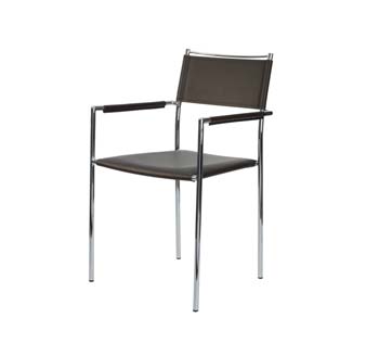 Furniture123 Cinata Dining Chair in Brown (set of 4)