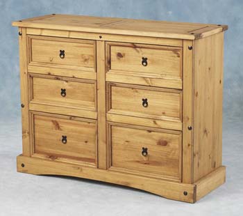 Corona 6 Drawer Chest