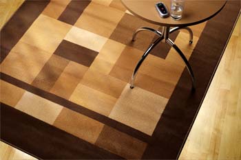 Furniture123 Eclipse Chocolate Colourblock Rug